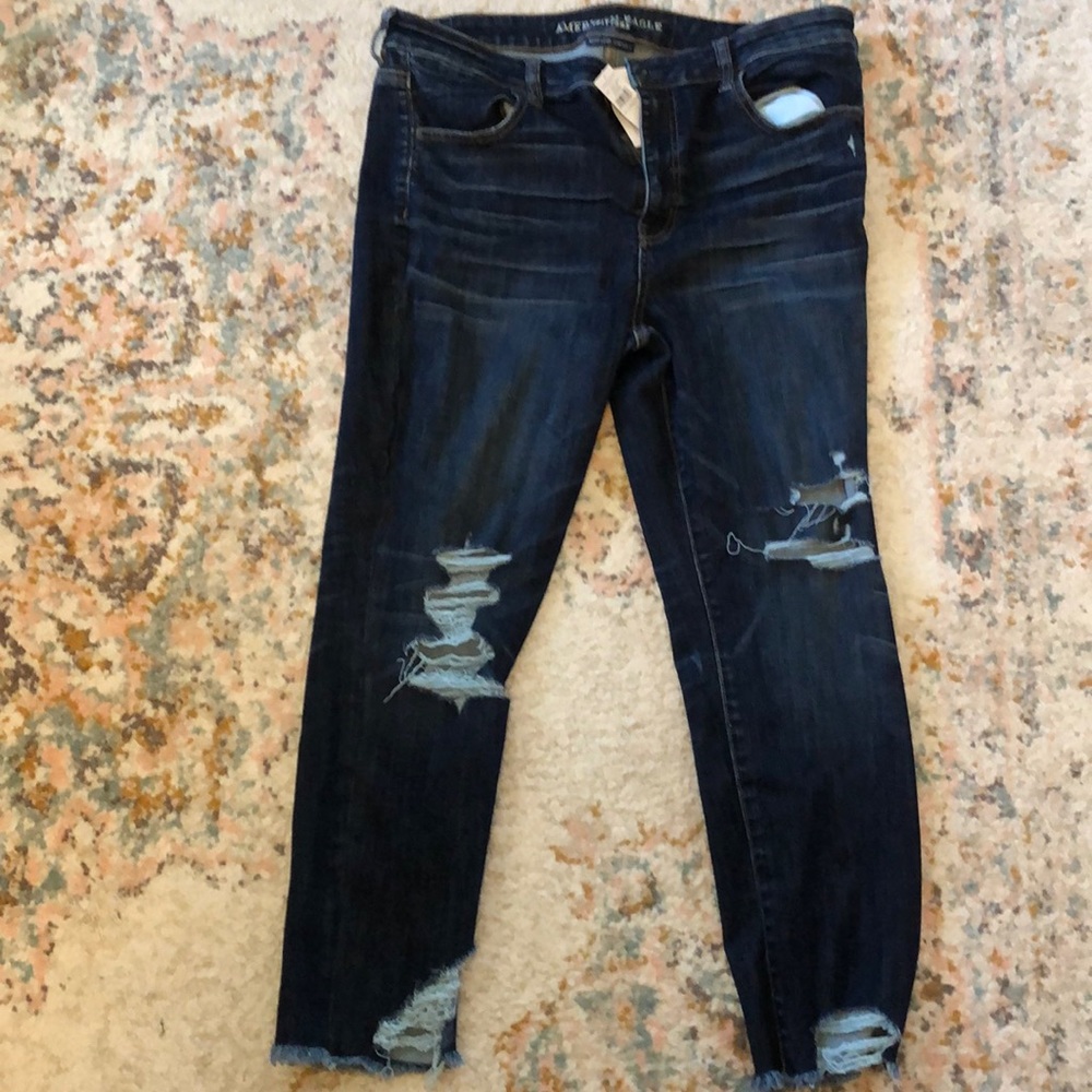 American Eagle Distressed Jeans (frayed ankle)